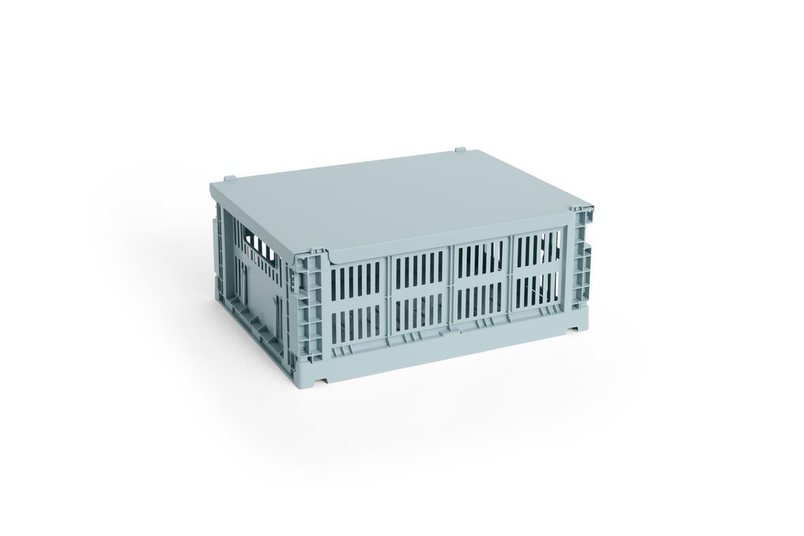 Colour Crate Metal låg - Dusty blue